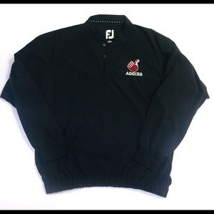 FootJoy 1/4 Snap Mens L TX A&M Aggie Pullover